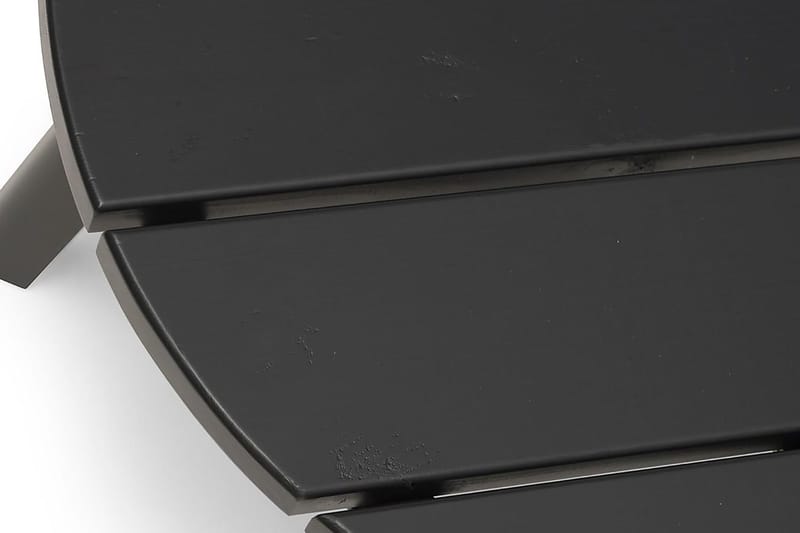 Tennessee Runt Sidobord Utomhus 50 cm Trä Furu - Svart - Products - Utemöbler & utemiljö - Utebord & trädgårdsbord - Loungebord & soffbord utomhus