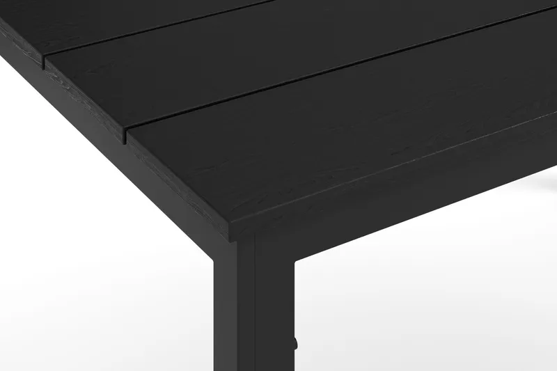 Tunis Rektangulärt Matbord utomhus 140x90 cm i plast och metall - Svart - Products - Utemöbler & utemiljö - Utebord & trädgårdsbord - Matbord utomhus