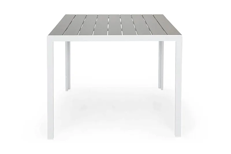 Tunis Utebord 90x90 cm – Litet Matbord Utomhus för Uteplats i Aintwood - Grå / Vit - Products - Utemöbler & utemiljö - Utebord & trädgårdsbord - Matbord utomhus