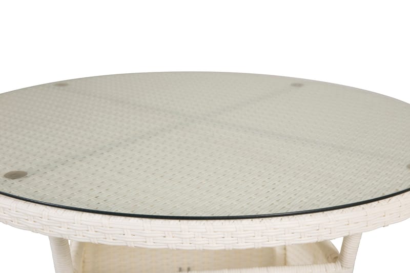 Volta Matbord Utomhus 90 Rund - Vit - Products - Utemöbler & utemiljö - Utebord & trädgårdsbord - Matbord utomhus