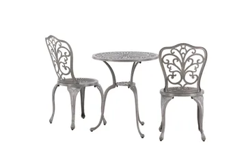 Nandin Balkonggrupp 2-sits - Silver - Products - Utemöbler & utemiljö - Utegrupp - Cafegrupp & cafeset