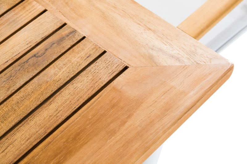 Las Vegas Matgrupp Utomhus 220-280x100+ 8 Las Vegas Lyx Stol m Dyna - Vit/Teak/Svart - Products - Utemöbler & utemiljö - Utegrupp - Matgrupp utomhus