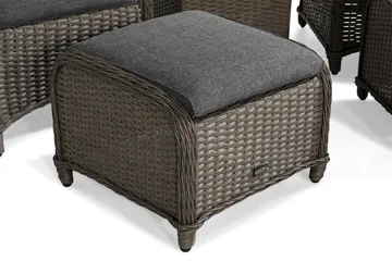 Marcus Caféset med 2 Reclinerfåtöljer Utomhus m Dyna - Grå - Products - Utemöbler & utemiljö - Utegrupp - Cafegrupp & cafeset