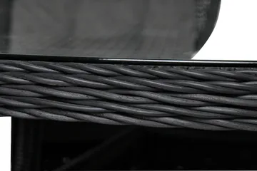 Marcus Matgrupp 140 Rund + 6 Fåtöljer m Dyna - Svart - Products - Utemöbler & utemiljö - Utegrupp - Matgrupp utomhus