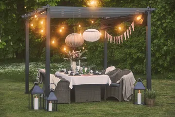 Marcus Matgrupp 200 + 6 Light Fåtöljer m Dyna - Grå - Products - Utemöbler & utemiljö - Utegrupp - Matgrupp utomhus