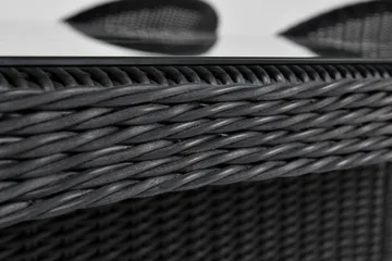 Marcus Matgrupp Utomhus 200 + 4 Light Fåtöljer m Dyna - Svart - Products - Utemöbler & utemiljö - Utegrupp - Matgrupp utomhus