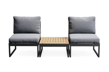 Samira Caféset Utomhus - Grå - Products - Utemöbler & utemiljö - Utegrupp - Cafegrupp & cafeset