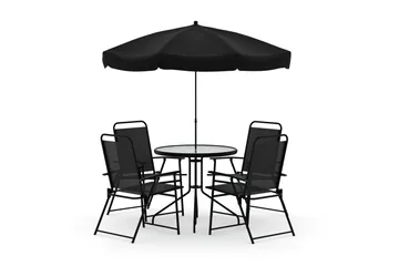 Samra Matgrupp Utomhus 4-sits - Svart - Products - Utemöbler & utemiljö - Utegrupp - Matgrupp utomhus