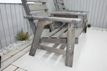 KIngdom Utebänk 177 cm - Grå - Products - Utemöbler & utemiljö - Utesoffa - Trädgårdsbänk & utebänk