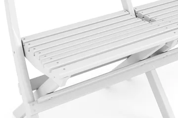 Landet liten soffa utomhus 110x60x89 cm - Träsoffa akacia - Vit - Products - Utemöbler & utemiljö - Utesoffa - Trädgårdssoffa