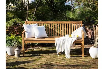 Trädgårdsbänk akaciaträ ljusbrun 180 cm VIVARA - Trä/natur - Products - Utemöbler & utemiljö - Utesoffa - Trädgårdsbänk & utebänk