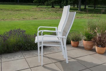 Hillerstorp Hånger Positionsstol 57x64 cm - Vit - Products - Utemöbler & utemiljö - Utestol & trädgårdsstol - Positionsstol