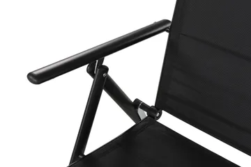 Maggie Vadderad Fällbar Positionsstol utomhus - Svart - Products - Utemöbler & utemiljö - Utestol & trädgårdsstol - Positionsstol