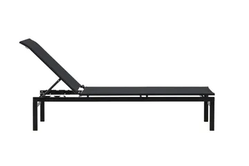 Massimo Solsäng - Svart - Products - Utemöbler & utemiljö - Utestol & trädgårdsstol - Solsäng & solvagn