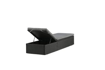 Quad Solsäng - Svart - Products - Utemöbler & utemiljö - Utestol & trädgårdsstol - Solsäng & solvagn