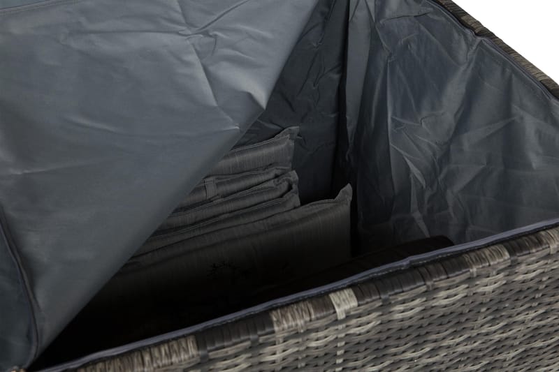 Gigant vattentät dynbox XL utomhus - Dynlåda i konstrotting (B150xD90xH101 cm) - Grå - Products - Utemöbler & utemiljö - Utomhusförvaring - Dynförvaring - Dynbox & dynlåda