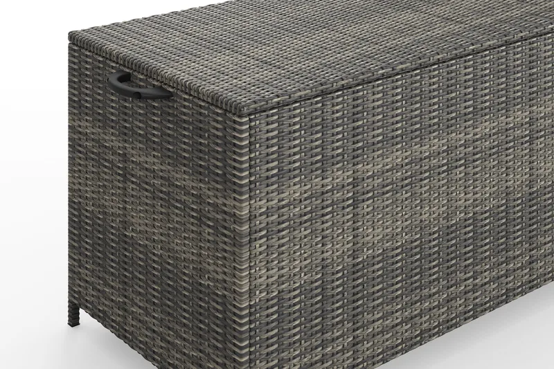 Zahara Dynbox utomhus i konstrotting med handtag 140x60x60 cm - Grå - Products - Utemöbler & utemiljö - Utomhusförvaring - Dynförvaring - Dynbox & dynlåda