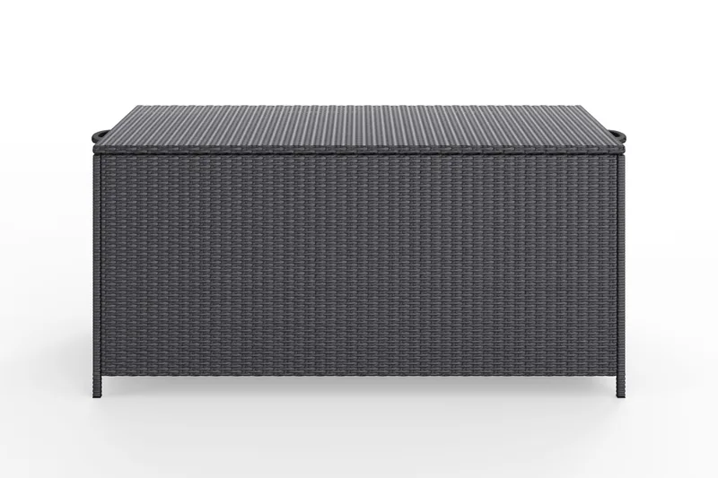 Zahara Dynbox utomhus i konstrotting med handtag 140x60x60 cm - Svart - Products - Utemöbler & utemiljö - Utomhusförvaring - Dynförvaring - Dynbox & dynlåda