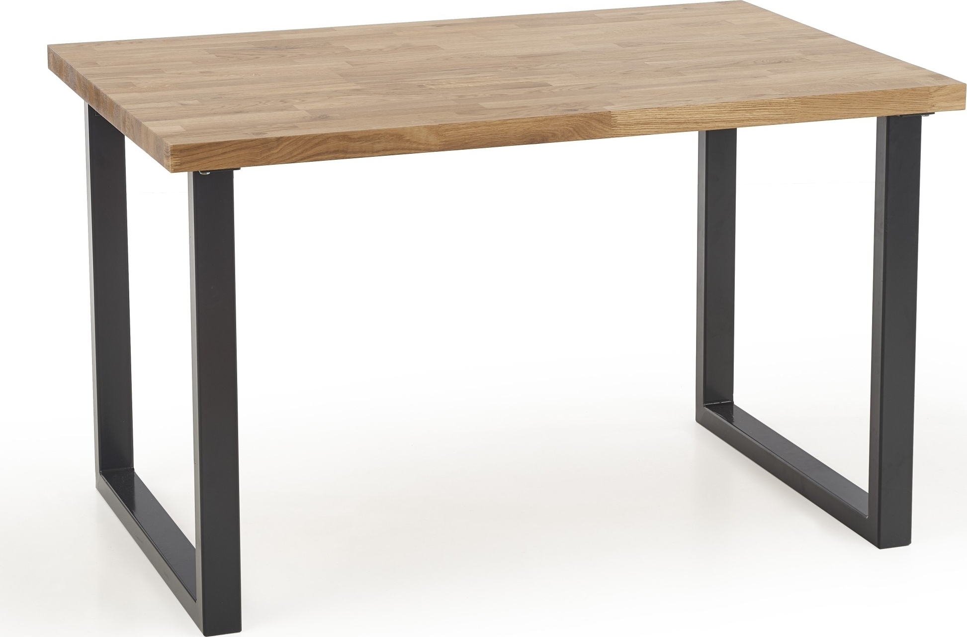Gambon Esstisch 120x78 cm - Eiche/Schwarz