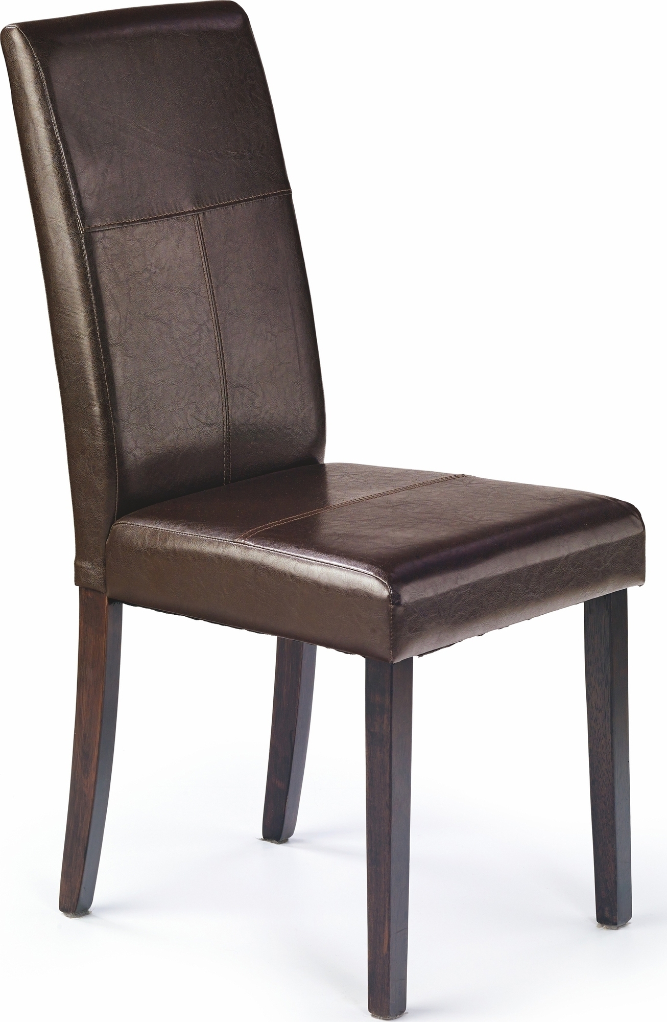 Emanuel Esszimmerstuhl - Dunkelbraune PU