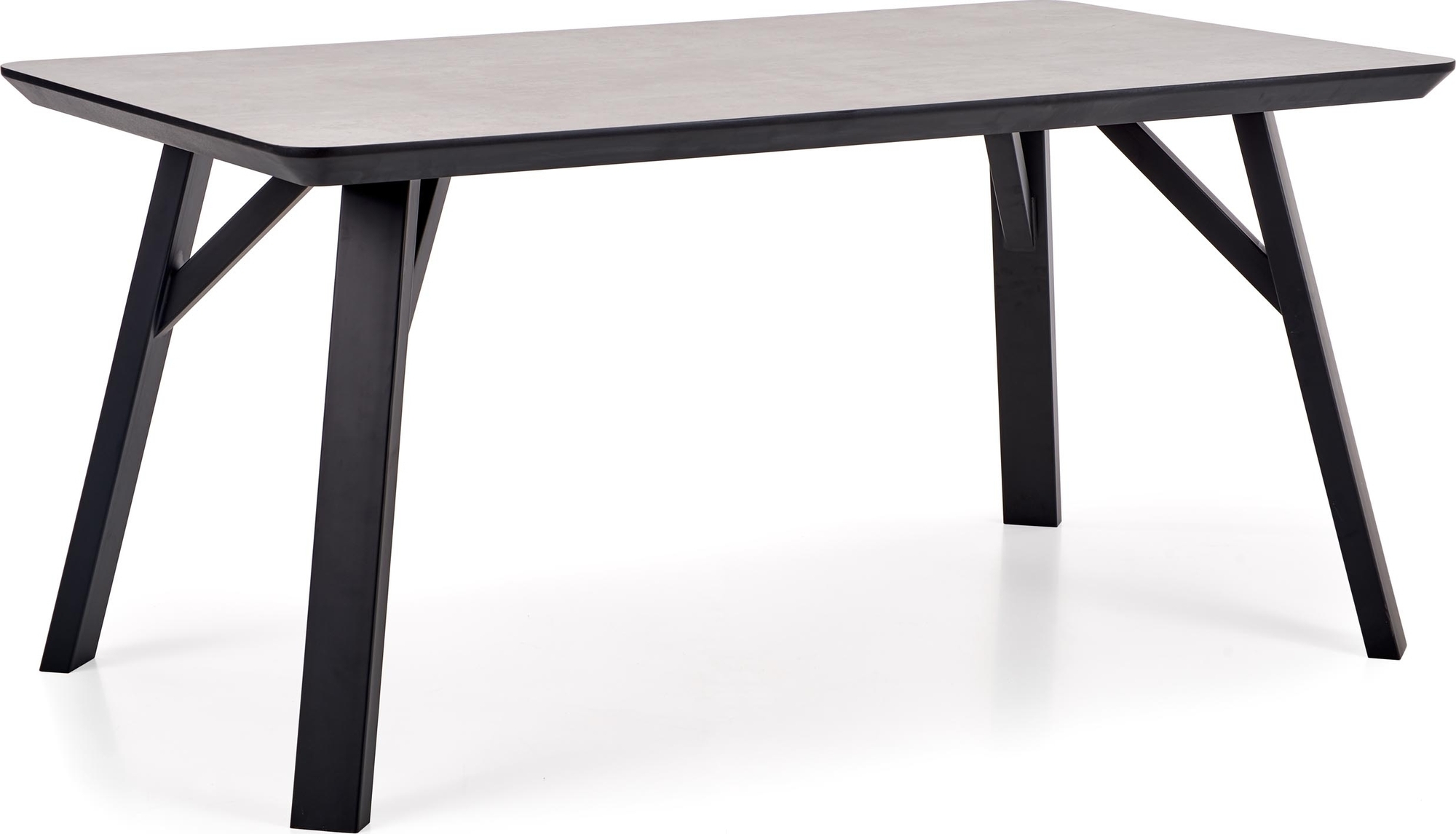 Jaden Esstisch 160 cm - schwarz/Betonmuster Jaden Esstisch 160 cm - schwarz/Betonmuster