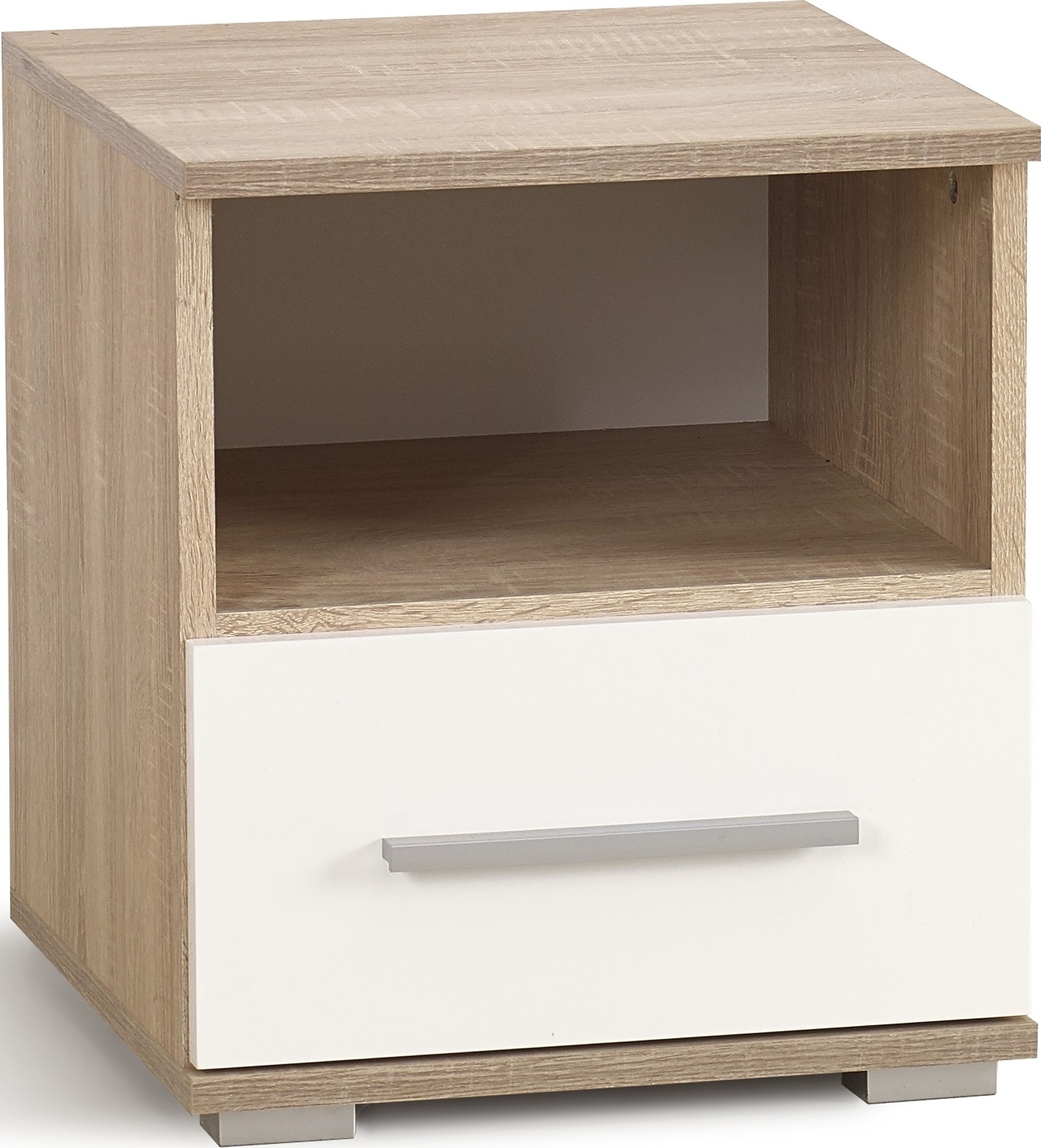 Abdel Betttisch - Wei�/Eiche