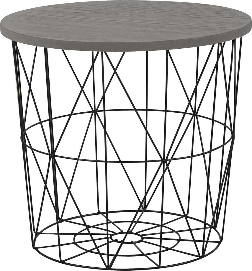 Roseanne Beistelltisch - grau/schwarz Roseanne Beistelltisch - grau/schwarz