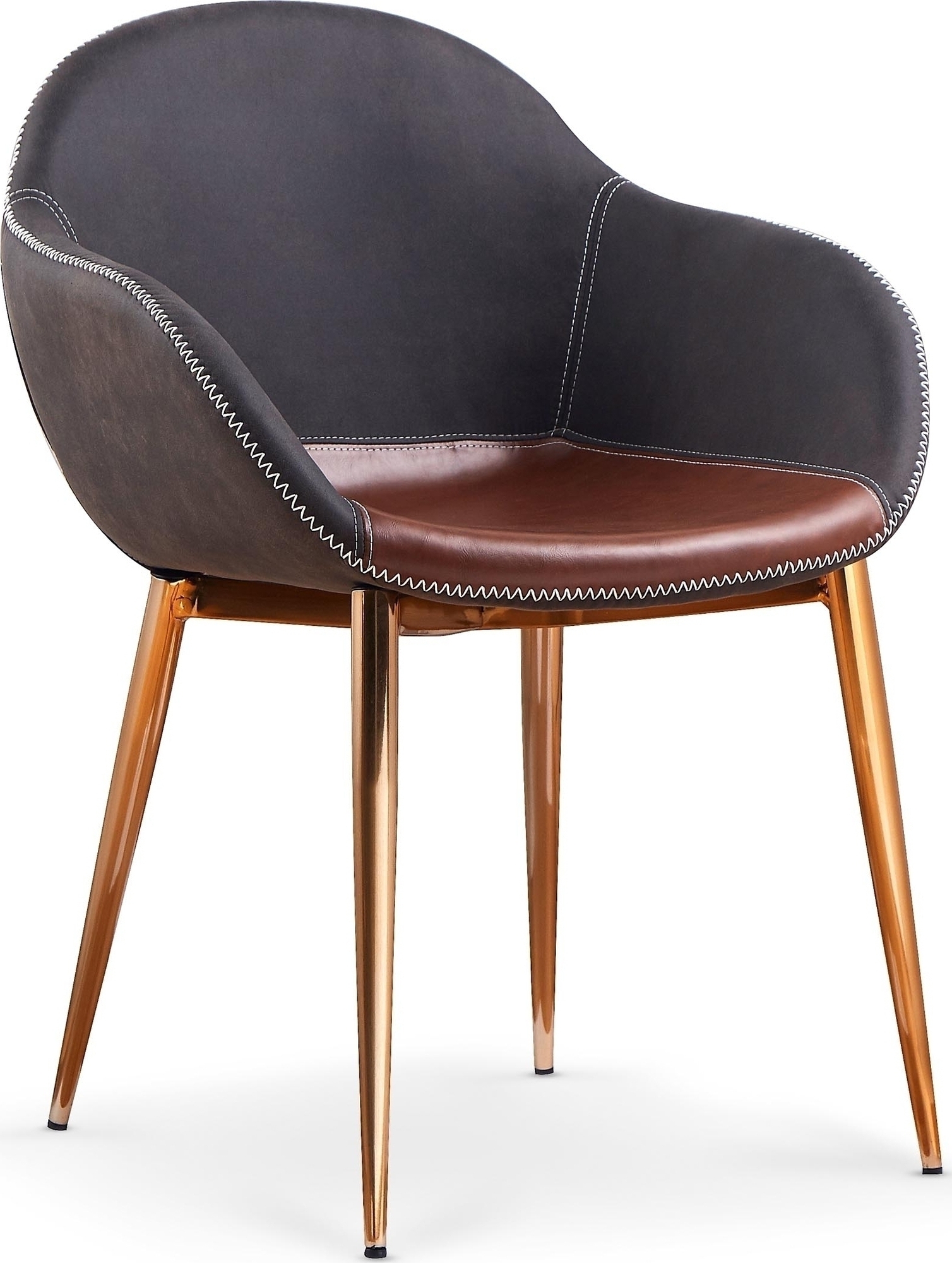 Ryan Esszimmerstuhl - Braun/Grau/Braun Ryan Esszimmerstuhl - Braun/Grau/Braun