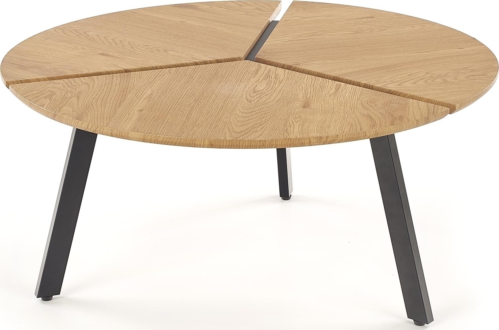 Josephina Couchtisch - Eiche/Schwarz