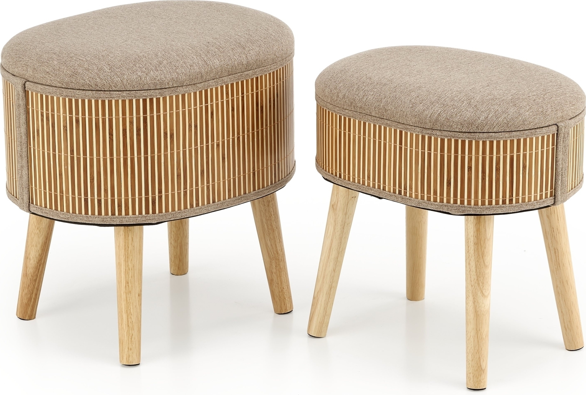 Tico-Hocker - Beige