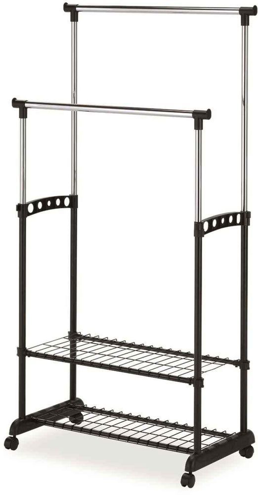 Kleiderstange Bryanna Duo Plus - schwarz