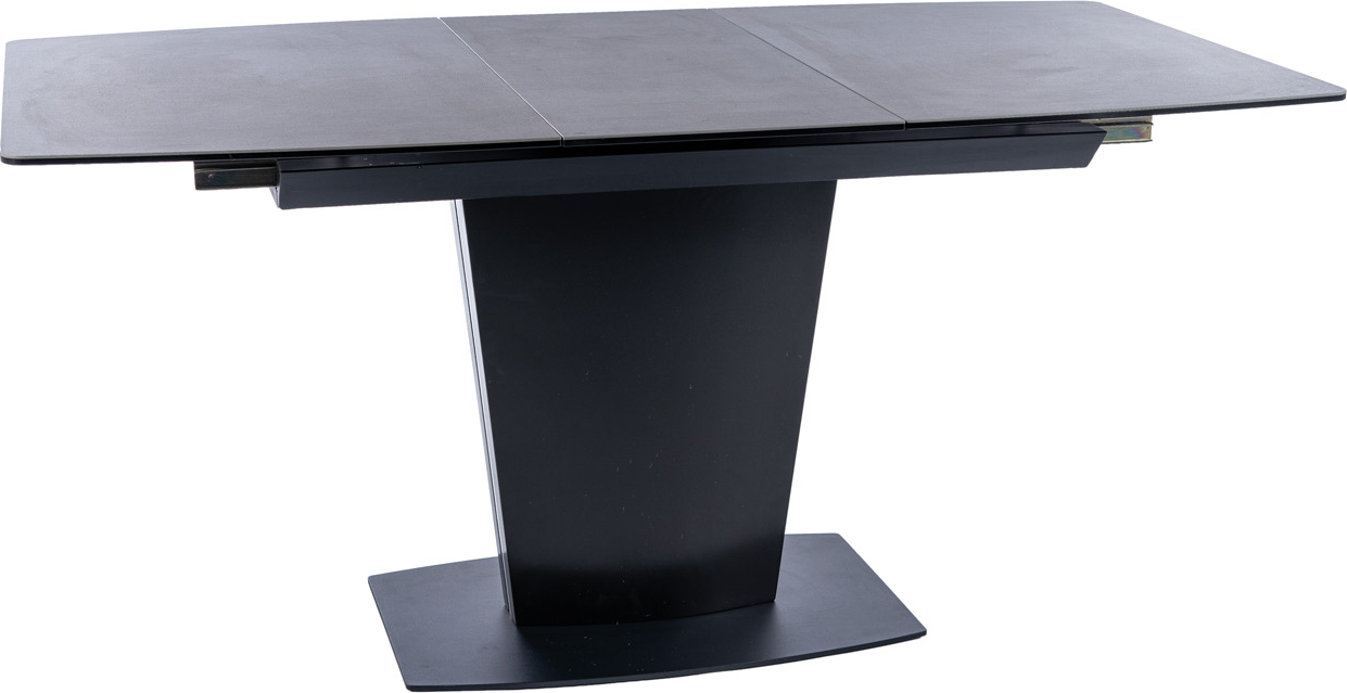 Malia ausziehbarer Esstisch 85x120-160 cm - Schwarze Keramik Malia ausziehbarer Esstisch 85x120-160 cm - Schwarze Keramik