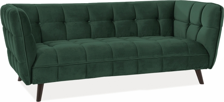 Renae 3-Sitzer-Sofa aus gr�nem Samt