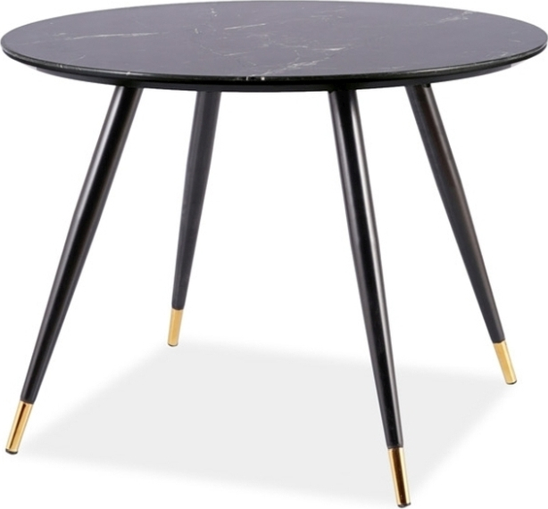 Cyril Esstisch 100 cm - Schwarz