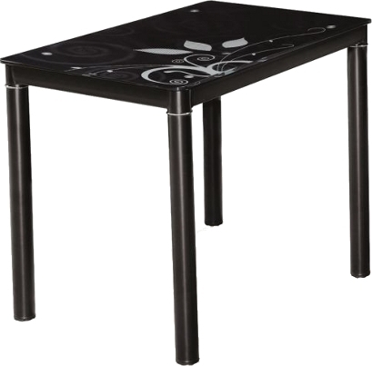 Anastasia Esstisch 100 cm - Schwarz Anastasia Esstisch 100 cm - Schwarz