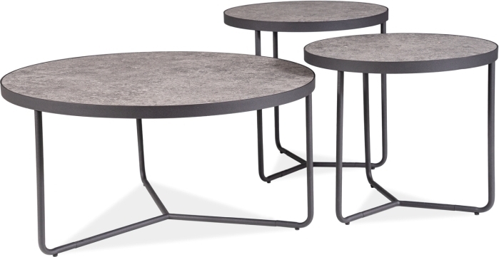 Demeter Couchtisch �80/45/50 cm - Grau