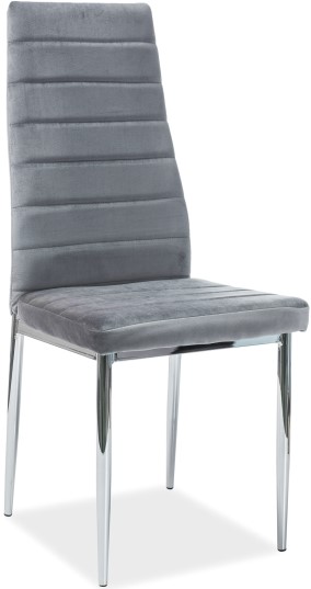 Kenley Esszimmerstuhl - Grauer Samt