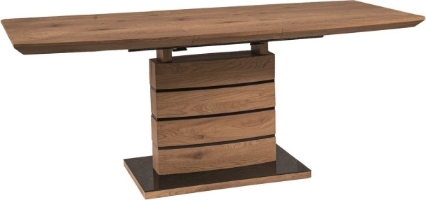 Leonardo ausziehbarer Esstisch aus Eiche 80x140-180 cm Leonardo ausziehbarer Esstisch aus Eiche 80x140-180 cm