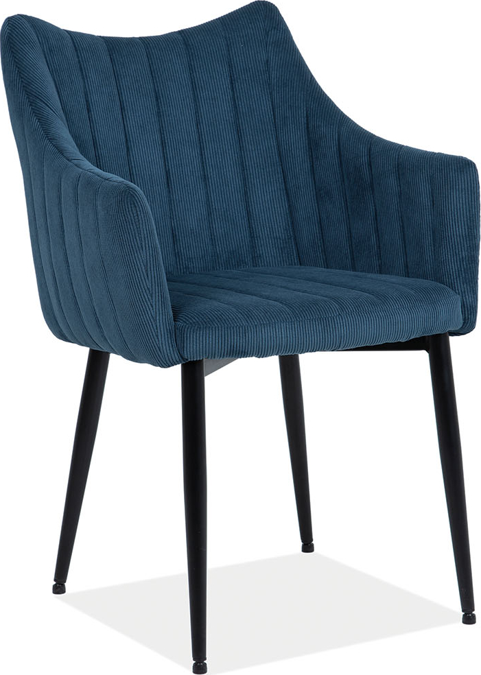 Monto Esszimmerstuhl - Blauer Cord