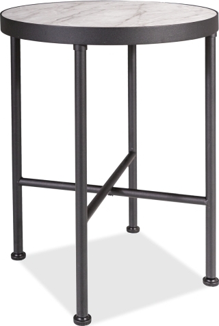 Talisman Beistelltisch Ø40 cm - Weiß Talisman Beistelltisch Ø40 cm - Weiß