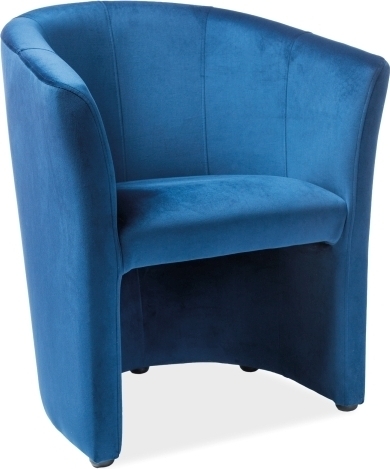 Sessel Myra - Blauer Samt
