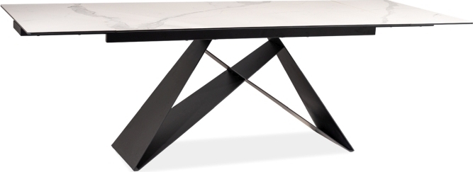 Westin Esstisch 160-240 cm - Schwarz/Steinoptik Westin Esstisch 160-240 cm - Schwarz/Steinoptik