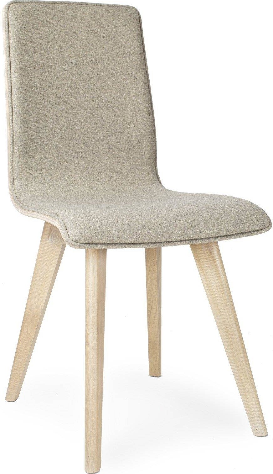 Cleo Esszimmerstuhl mit gepolsterter Front - Optionale Farbe des Rahmens und der Polsterung