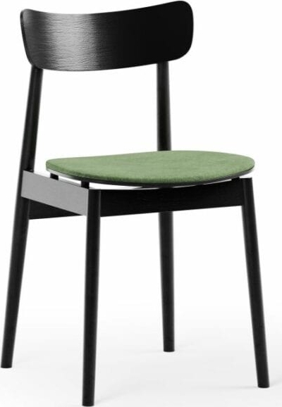 Nopp Esszimmerstuhl mit gepolsterter Sitzfl�che - Gestell- und Polsterfarbe w�hlbar