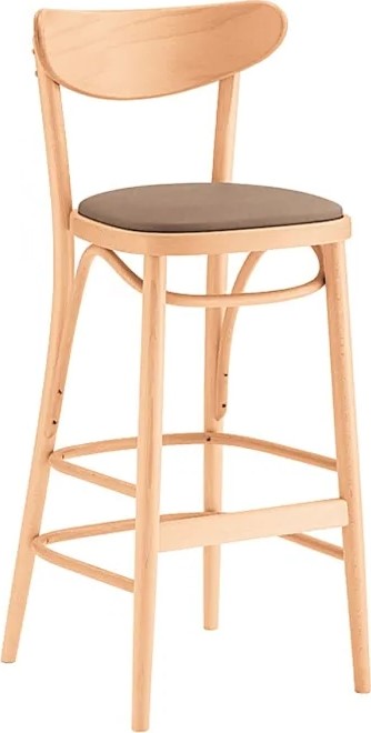 Platano Barhocker - Gestell und Polsterfarbe optional