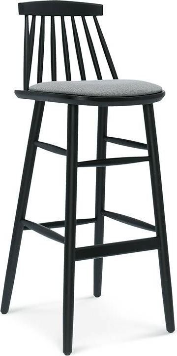 Birka Barhocker - Optionale Farbe des Gestells und der Polsterung