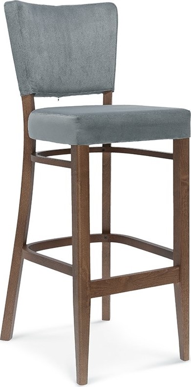 Tulip 1 Barhocker - Optionale Farbe des Gestells und der Polsterung