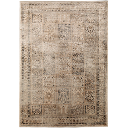 Kunstseidenteppich - Vintage - Elfenbein