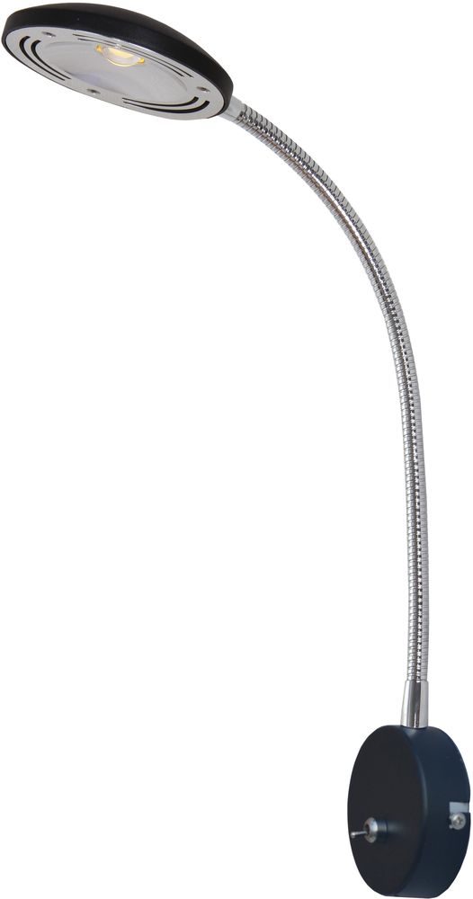 Hero Wandleuchte - Schwarz/Chrom Hero Wandleuchte - Schwarz/Chrom