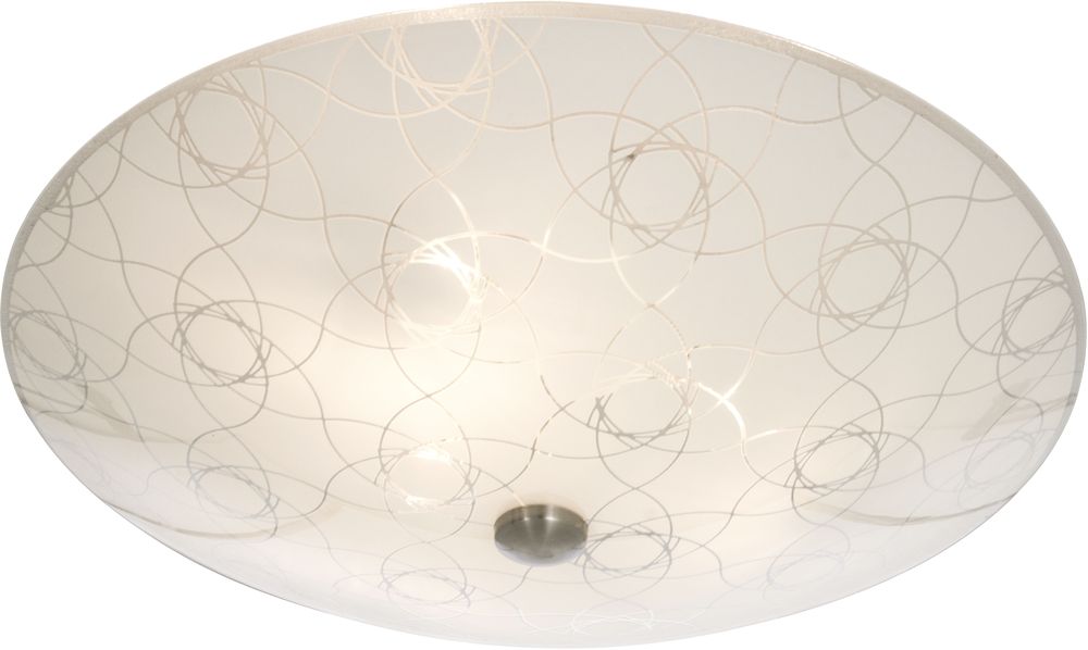 Deckenleuchte Oxalis - Wei�/Stahl